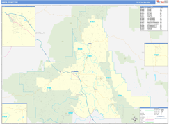 Union County, OR Digital Map Basic Style