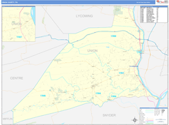 Union County, PA Digital Map Basic Style