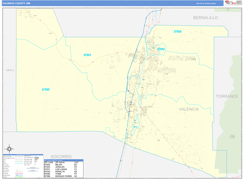 Valencia County, NM Digital Map Basic Style