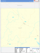 Valley County, NE Digital Map Basic Style