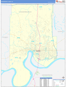 Vanderburgh County, IN Digital Map Basic Style