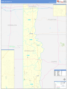 Vermillion County, IN Digital Map Basic Style