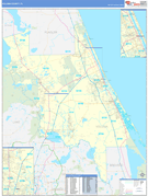 Volusia County, FL Digital Map Basic Style