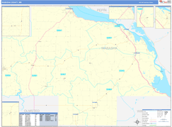 Wabasha County, MN Digital Map Basic Style