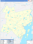 Waldo County, ME Digital Map Basic Style