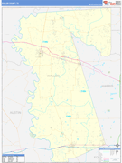 Waller County, TX Digital Map Basic Style