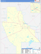 Ware County, GA Digital Map Basic Style