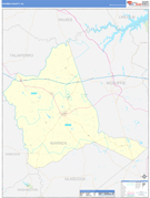 Warren County, GA Digital Map Basic Style