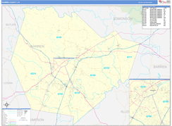 Warren County, KY Digital Map Basic Style