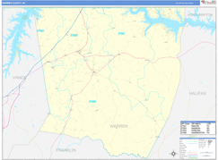 Warren County, NC Digital Map Basic Style