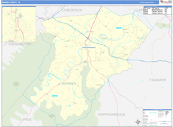 Warren County, VA Digital Map Basic Style