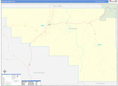 Washakie County, WY Digital Map Basic Style