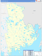 Washington County, ME Digital Map Basic Style