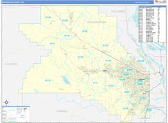 Washington County, OR Digital Map Basic Style