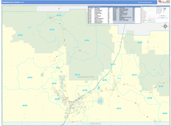 Washington County, UT Digital Map Basic Style