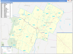 Washington County, VT Digital Map Basic Style
