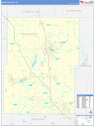 Washington County, WI Digital Map Basic Style