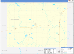 Watonwan County, MN Digital Map Basic Style
