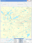 Waukesha County, WI Digital Map Basic Style