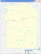 Wayne County, TN Digital Map Basic Style