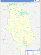 Wayne County, WV Digital Map Basic Style