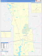 Webster Parish (County), LA Digital Map Basic Style