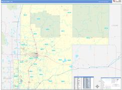 Weld County, CO Digital Map Basic Style