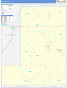 Wells County, IN Digital Map Basic Style