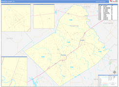 Wharton County, TX Digital Map Basic Style