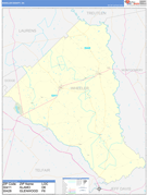 Wheeler County, GA Digital Map Basic Style