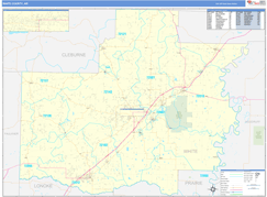 White County, AR Digital Map Basic Style