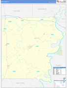 White County, IL Digital Map Basic Style