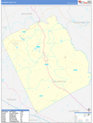 Wilkinson County, GA Digital Map Basic Style