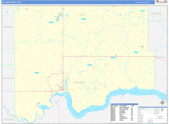 Williams County, ND Digital Map Basic Style