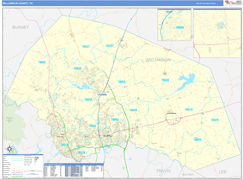 Williamson County, TX Digital Map Basic Style
