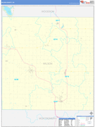 Wilson County, KS Digital Map Basic Style