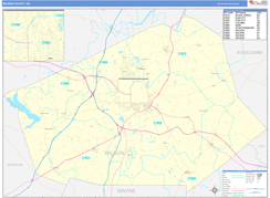 Wilson County, NC Digital Map Basic Style