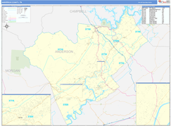 Wilson County, TN Digital Map Basic Style