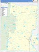 Windham County, VT Digital Map Basic Style
