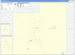 Winkler County, TX Digital Map Basic Style