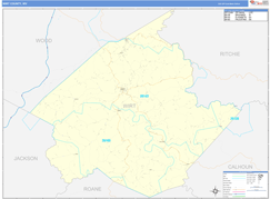 Wirt County, WV Digital Map Basic Style