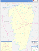 Woodford County, KY Digital Map Basic Style