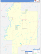 Woodruff County, AR Digital Map Basic Style