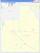 Woodward County, OK Digital Map Basic Style