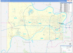Wyandotte County, KS Digital Map Basic Style