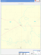 Yoakum County, TX Digital Map Basic Style