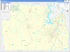 York County, SC Digital Map Basic Style