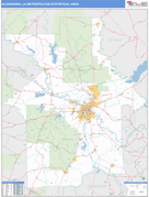 Alexandria Metro Area Digital Map Basic Style