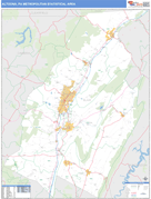 Altoona Metro Area Digital Map Basic Style