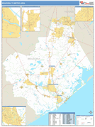 Brazoria Metro Area Digital Map Basic Style